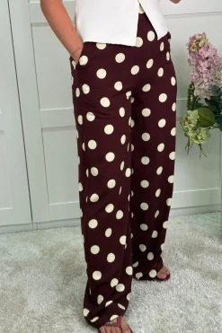 Aejuliana Wide Dot Pants