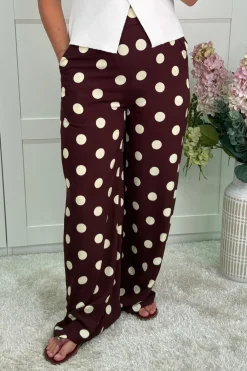Aejuliana Wide Dot Pants