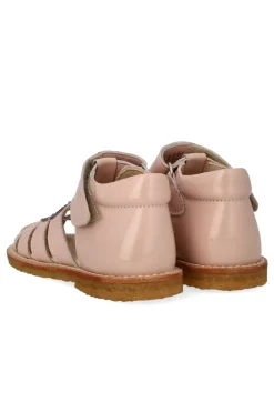 Angulus Anhjertesandal Med Glitter Og Velcrolukning 0572-102 | Barn Sandaler