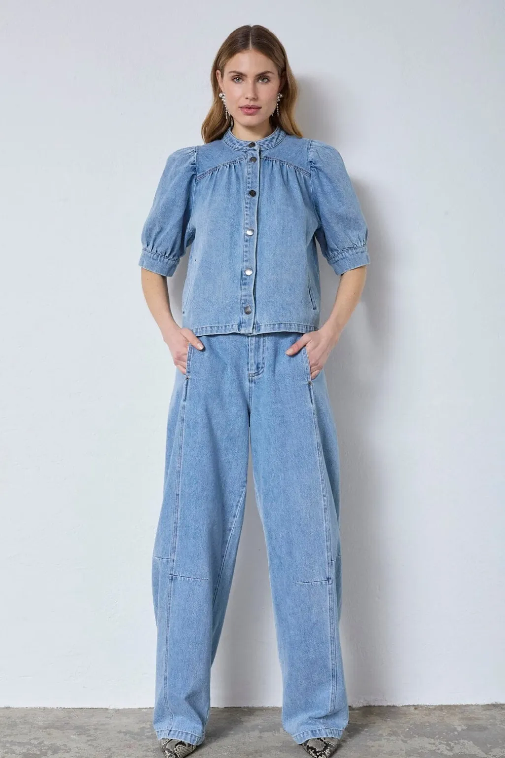 Asjacc Denim Blouse 45140