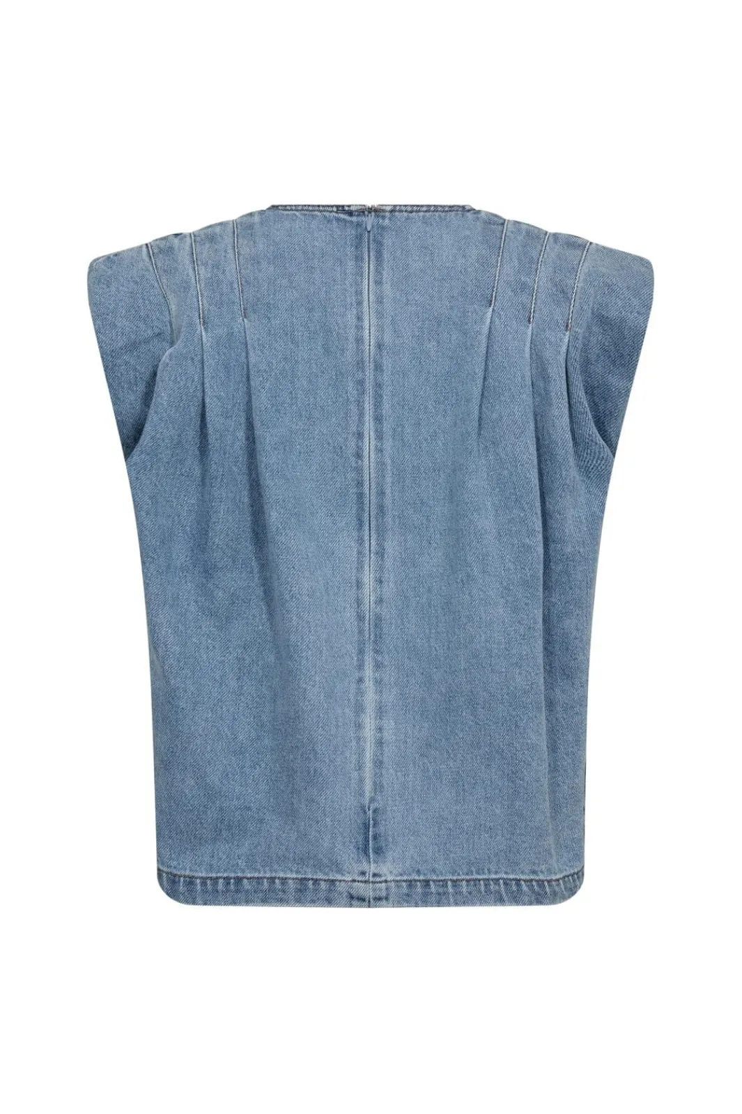 Co´Couture Ajacc Wrap Deni Top 45125 | Set|T-Shirts & Toppar