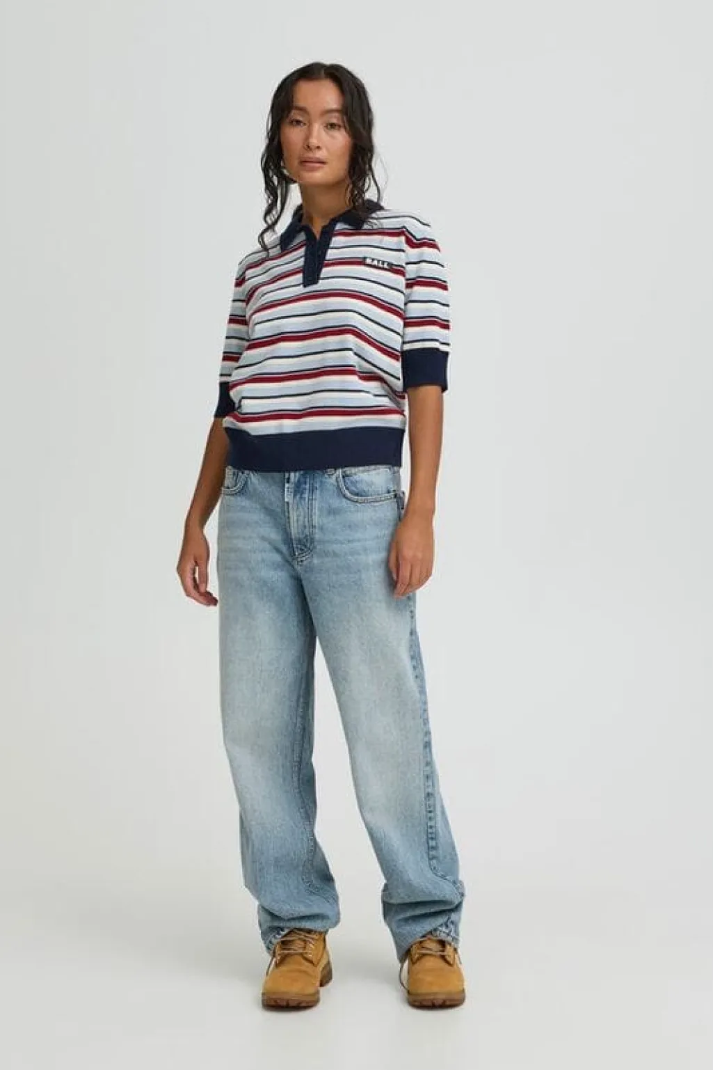 Babamarietta Knit Sl Polo 50408079