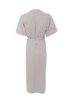 Black Colour Bcally Wrap Dress 41197 | Klänningar