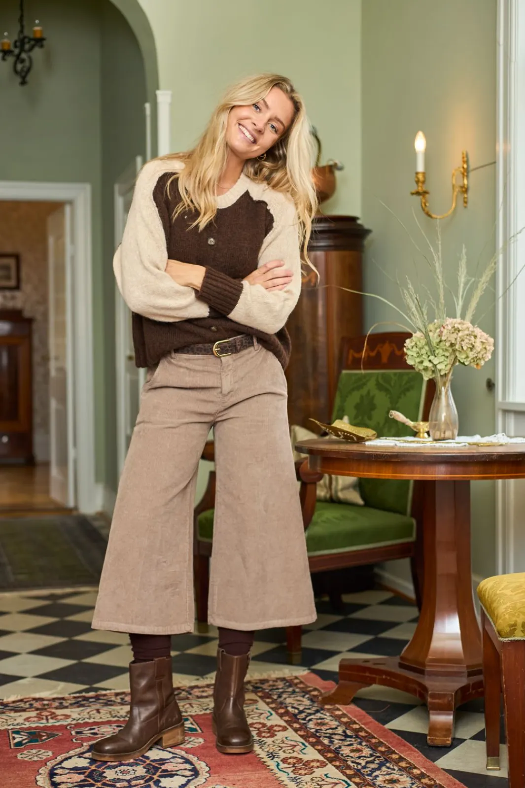 Black Colour Bccora Culotte Pant 41042 | Jeans, Leggings & Byxor