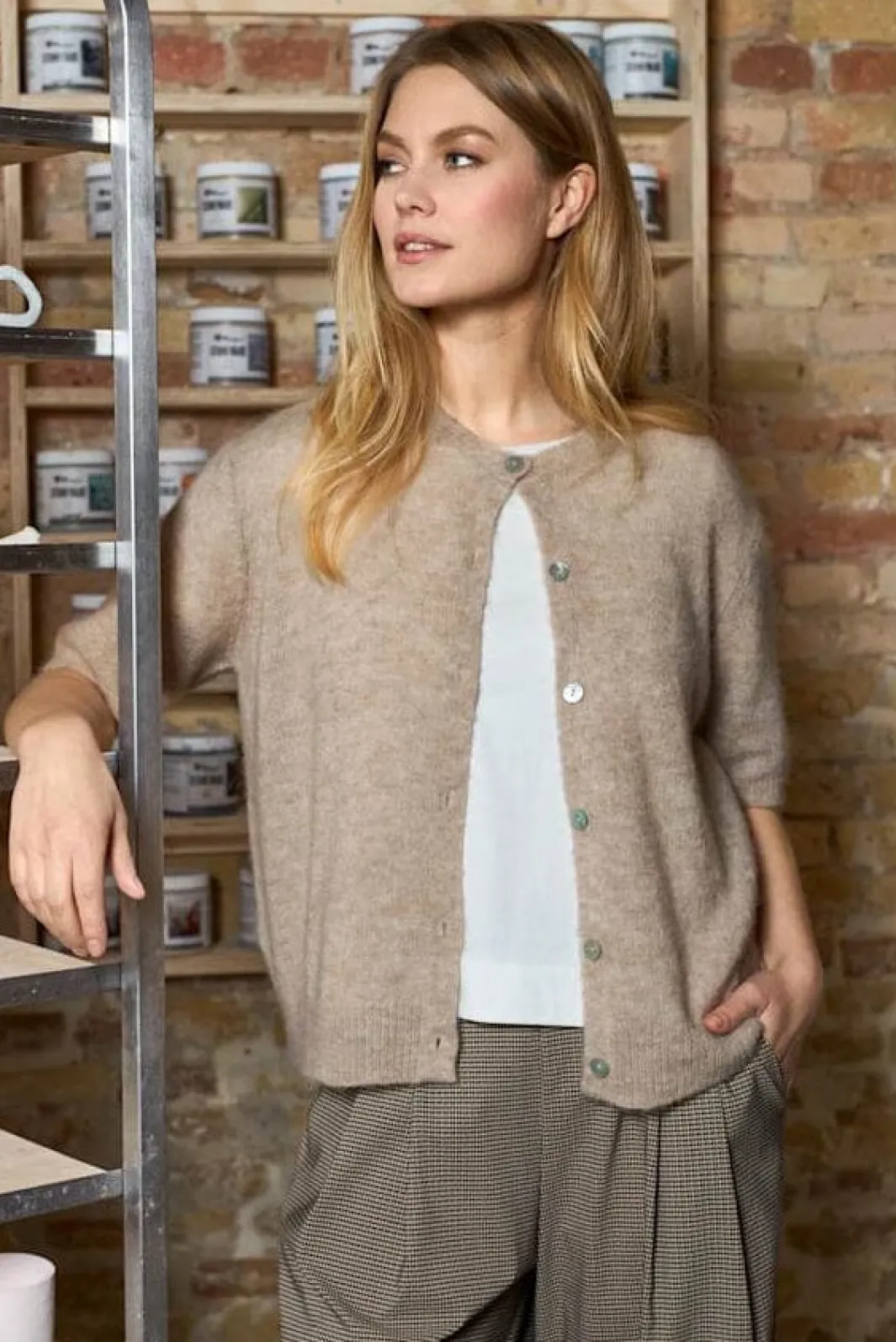 Black Colour Bcdell Ss Cardigan 1253 | Cardigans