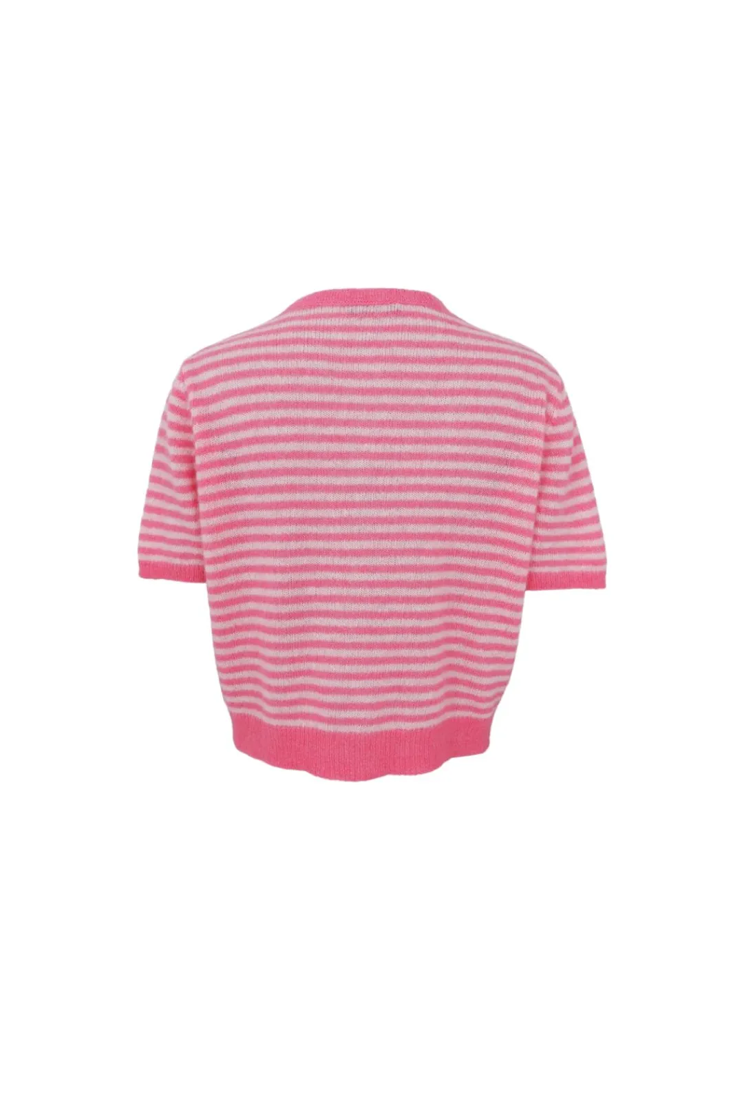 Black Colour Bcdell Striped Ss Cardigan 1256 | Cardigans