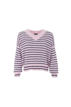 Bcdell Striped V-Neck Jumper 1240