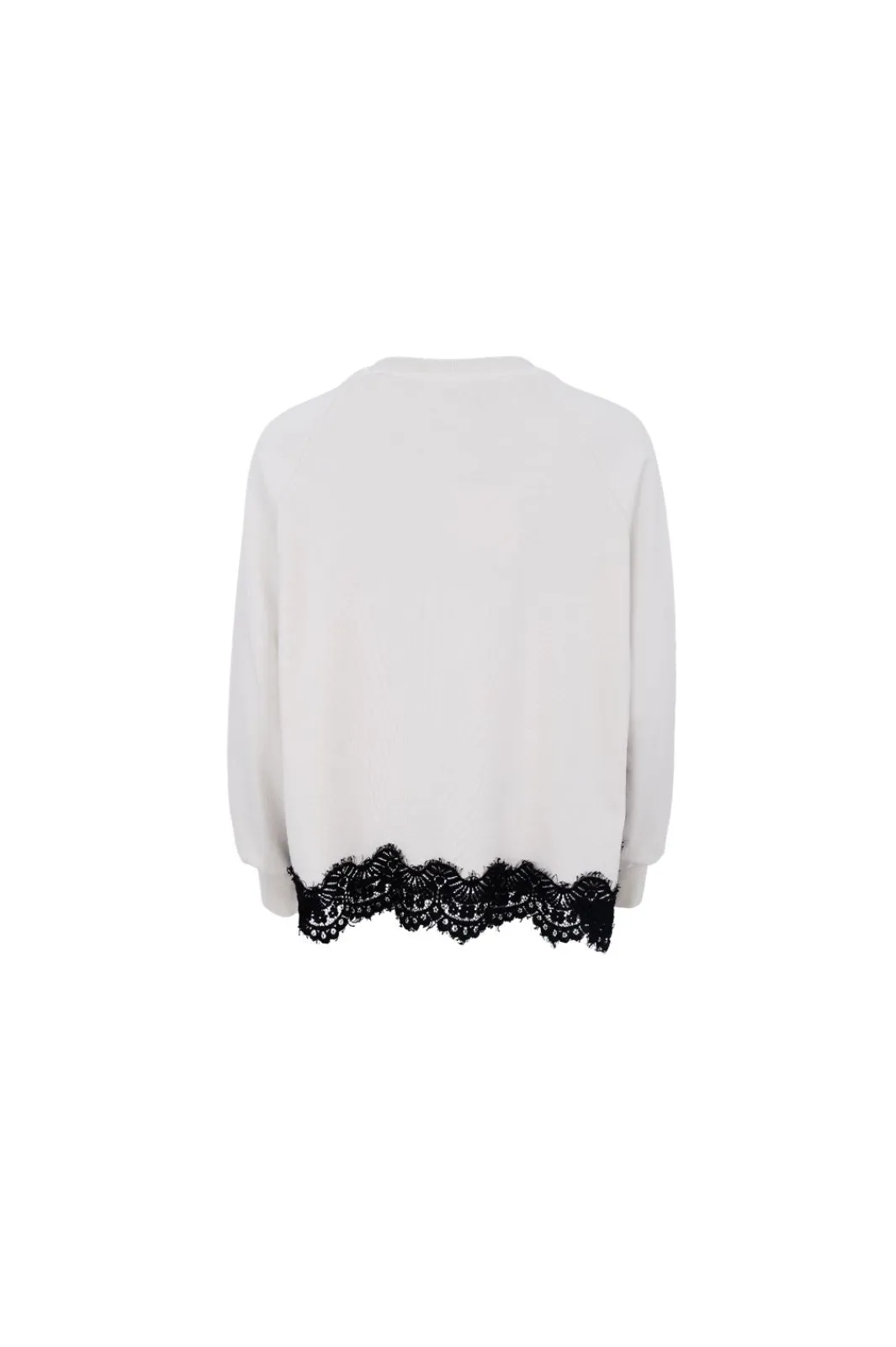 Black Colour Bcevy Lace Sweatshirt 41089 | Blusar & Skjortor