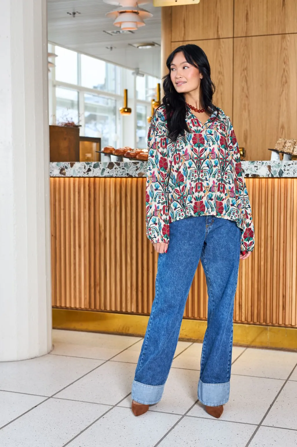 Bcizzy Denim Panel Pant 41076