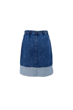 Black Colour Bcizzy Denim Skirt 41094 | Kjolar