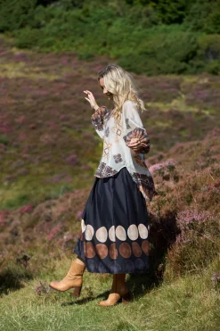 Black Colour Bcparis Skirt 41013 | Kjolar