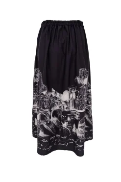 Black Colour Bcroma Skirt 41093 | Kjolar