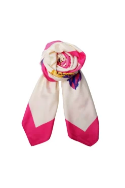Black Colour Bctalula Satin Scarf 208431 | Halsdukar