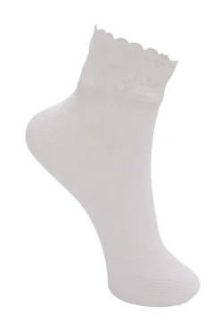 Black Colour Bctera Anclet Dot Sock 4352 | Damstrumpor & Trikåer