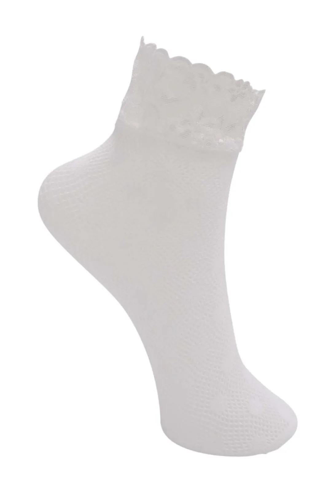 Black Colour Bctera Anclet Dot Sock 4352 | Damstrumpor & Trikåer