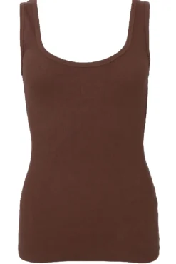 Black Colour Bcvibs Rib Tank Top 41164 | T-Shirts & Toppar