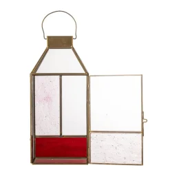 Bloomingville Bvdrew Lanterne, Rosa, Glas 82072736 | Dekorationer