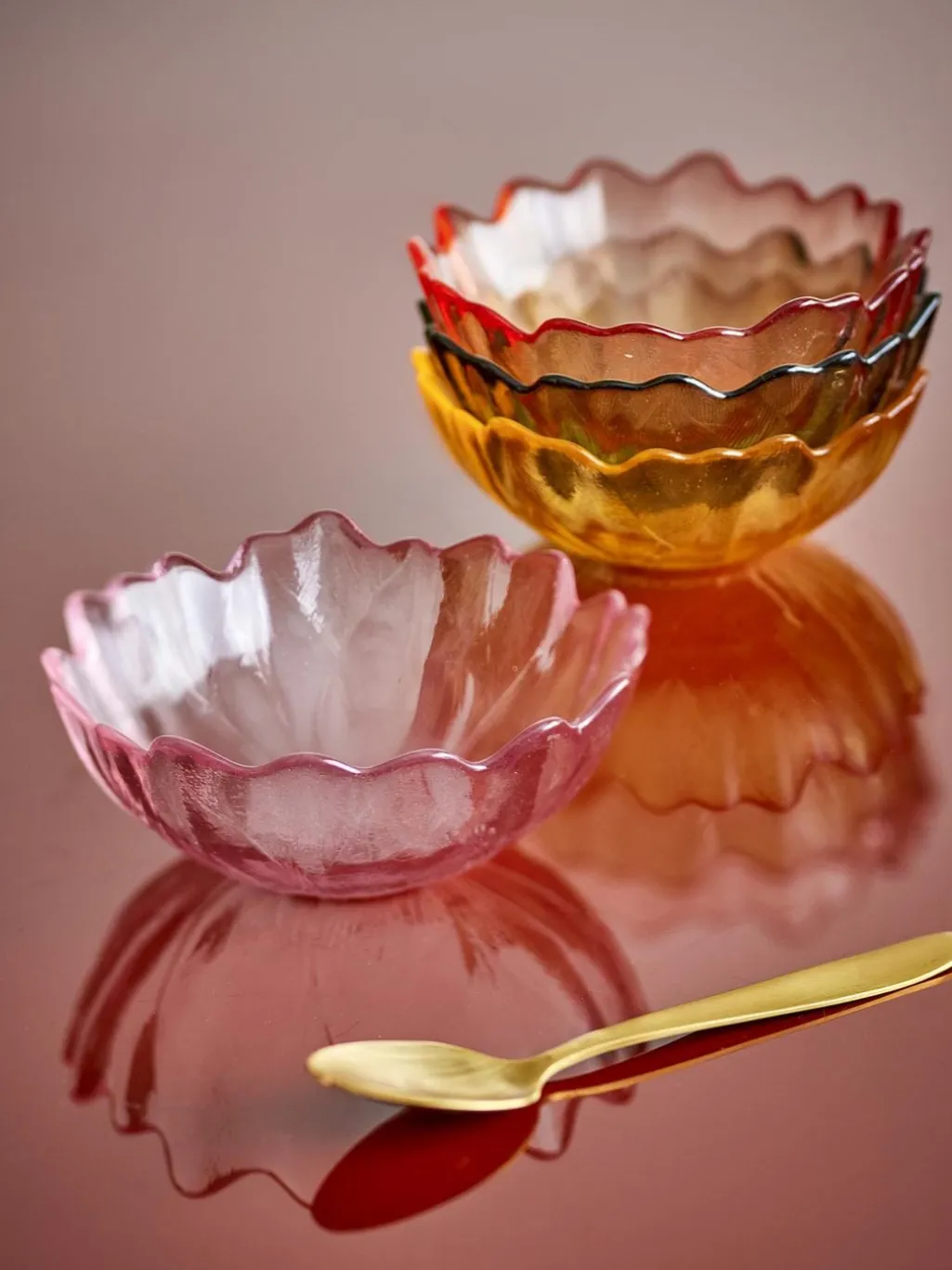 Bvkana Skål, Multifarvet, Glas 82068723