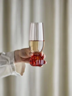 Bloomingville Bvtaurin Champagneglas, Rosa, Glas 82072787 | Saker Till Köket