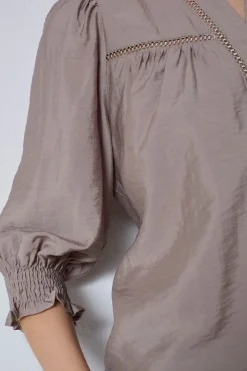 Co´Couture Caucc ace Puff V-hirt 45173 | Blusar & Skjortor