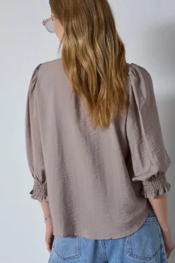 Co´Couture Caucc ace Puff V-hirt 45173 | Blusar & Skjortor