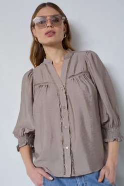 Co´Couture Caucc ace Puff V-hirt 45173 | Blusar & Skjortor