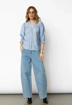 Co´Couture Caucc ace Puff V-hirt 45173 | Blusar & Skjortor
