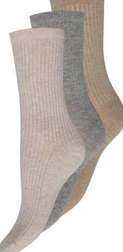 Decoy De3-Pack Ankle Sock Cotton 20226-75 | Damstrumpor & Trikåer