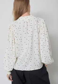 Co´Couture Diecc Dot V-Boue 45062 | Blusar & Skjortor