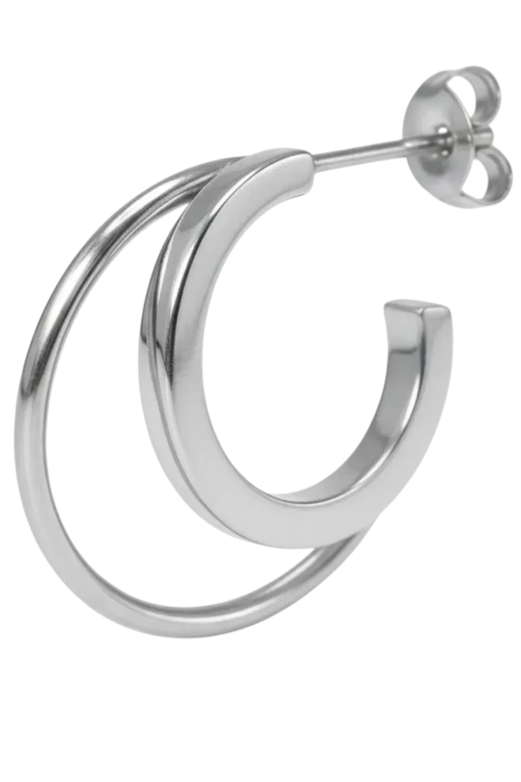 Jane Koenig Double Olympia Hoop DOH-SS26-SS-SEFT | Örhängen