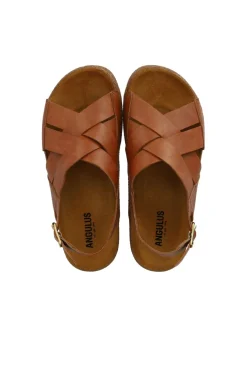Angulus Women Flettet Fodsengssandal 5864-101 | Sandaler