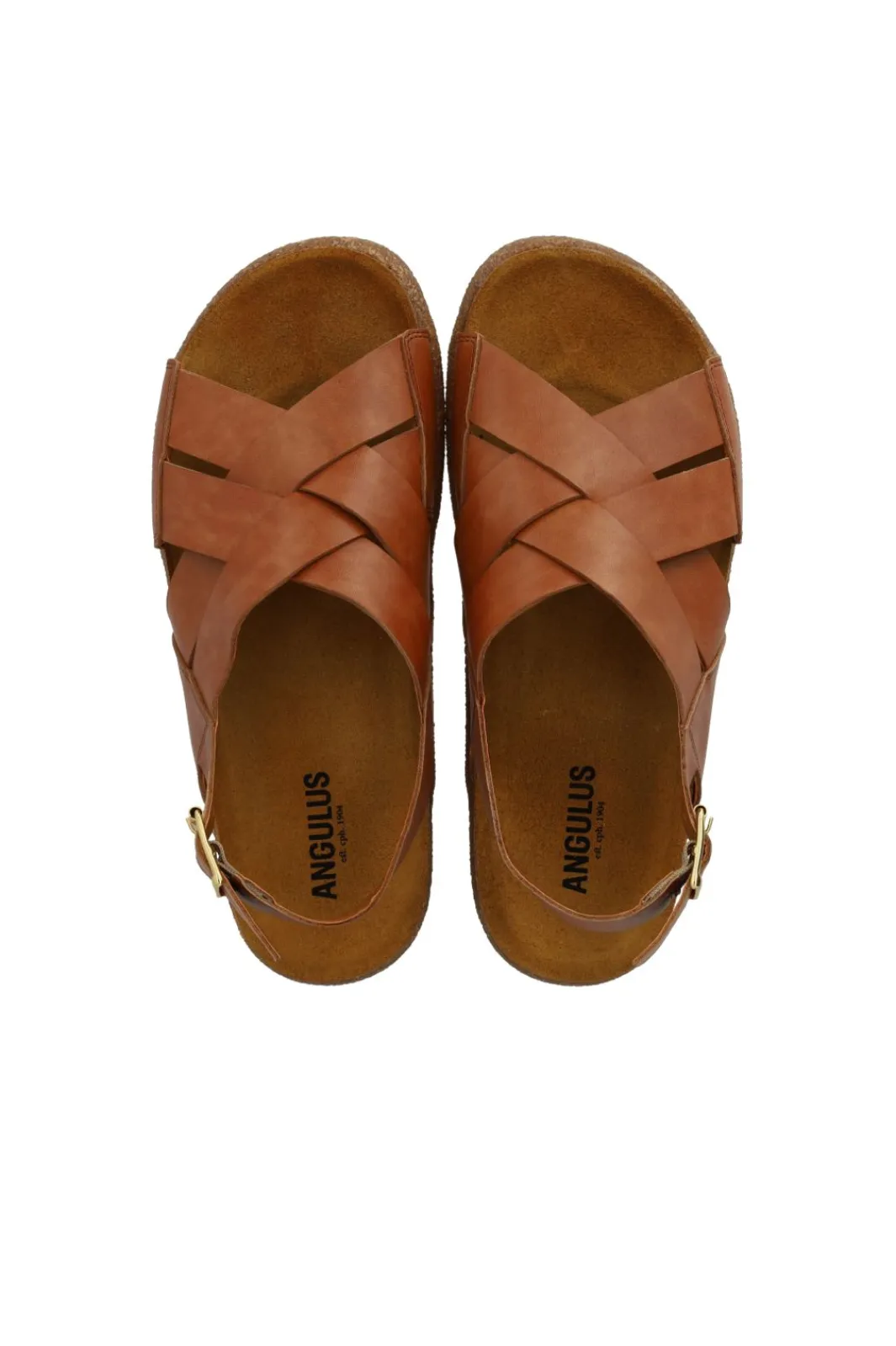Angulus Women Flettet Fodsengssandal 5864-101 | Sandaler