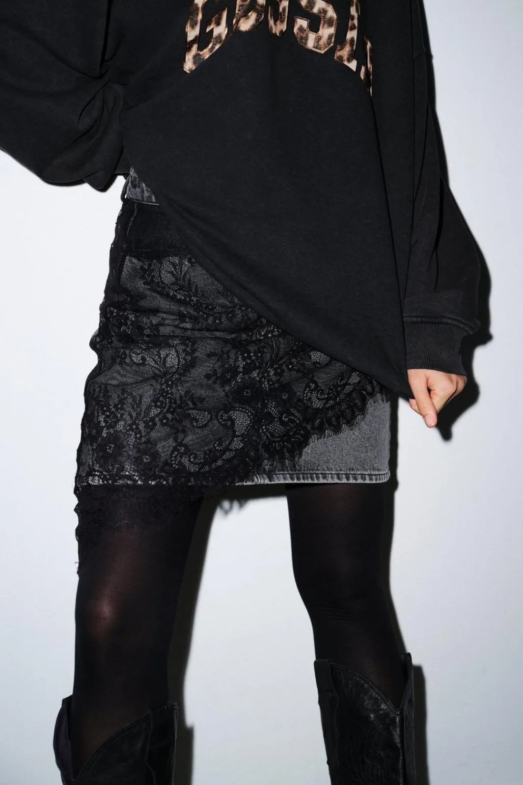 Gossia Gocoralinego Jeans Skirt G2976 | Kjolar
