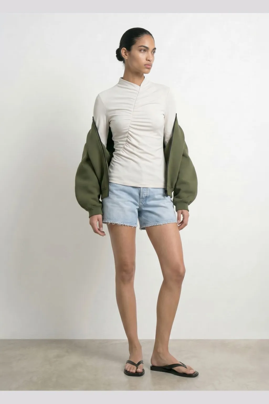 Hdfrida Ls Gathered Top 32000756