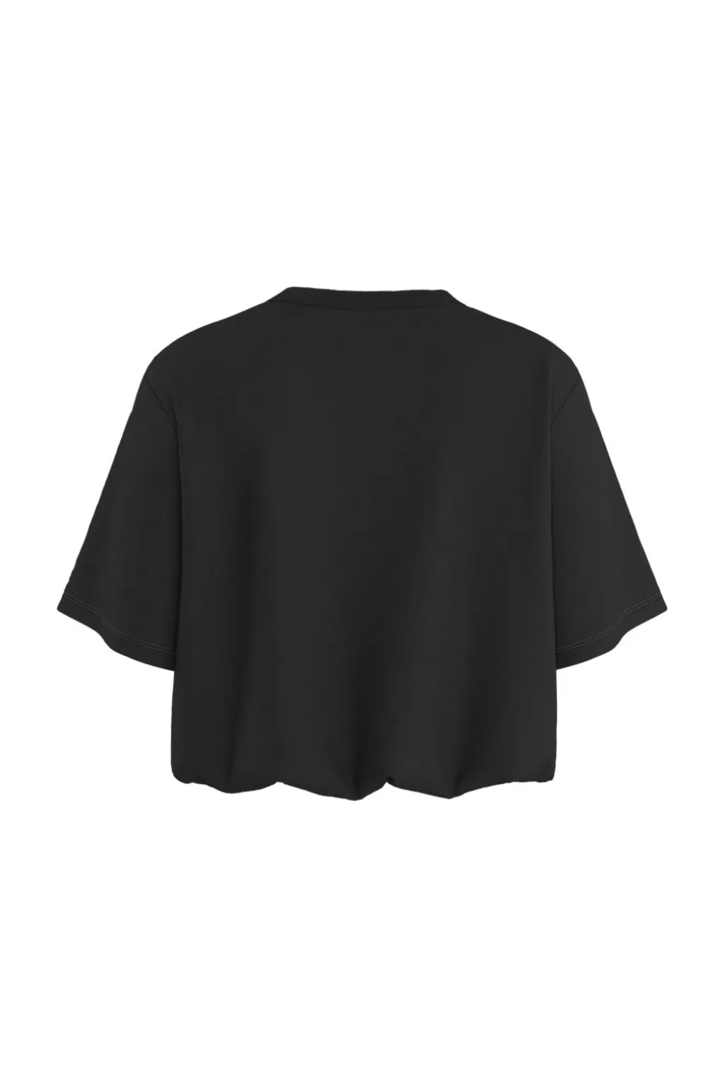 Hdina Ss Balloon Cropped T-Shirt 32000799