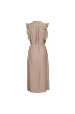 Heracc Frill Ss V-Dress 46096