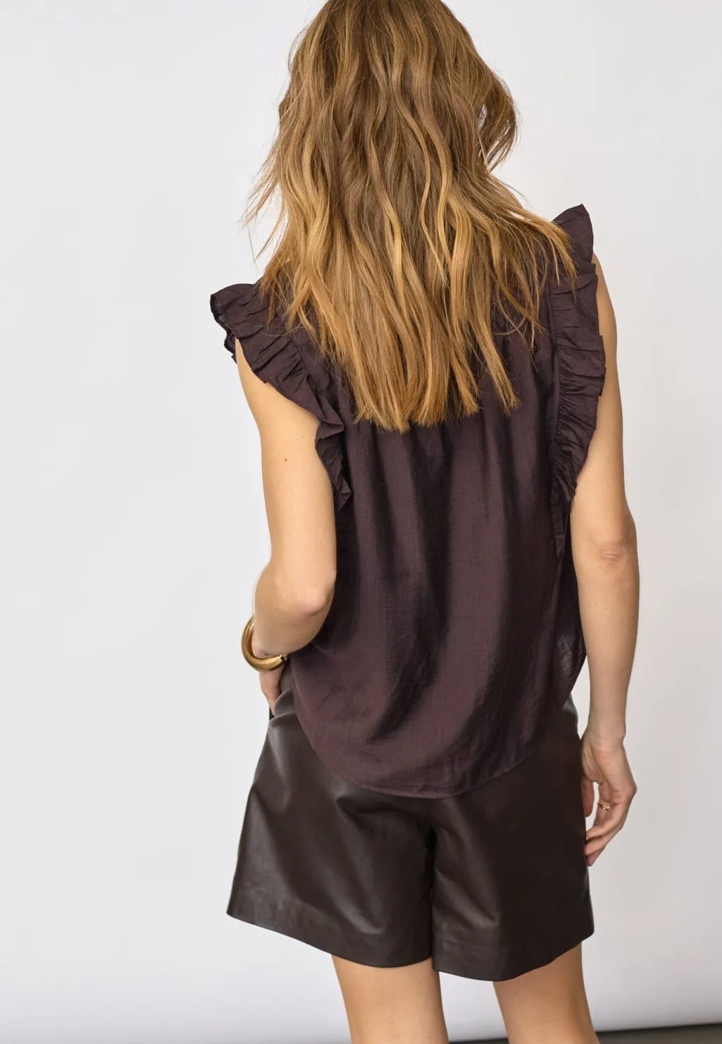 Heracc Frill Ss V-Top 45165
