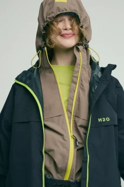 H2O H2h2Røø Fetiva w Rain Jacket Packabe 100980-2 | Ytterkläder & Jackor