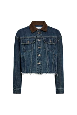 Haute L'Amitié Hadenize Crop Deni Jacket H10440 | Ytterkläder & Jackor