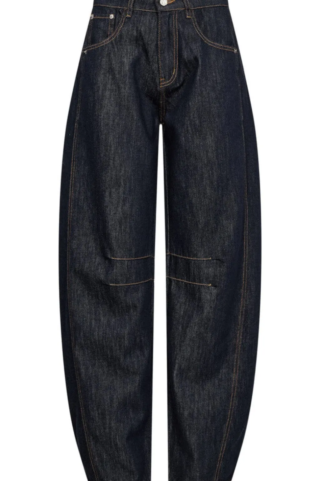 Hladrew Barrel Panel Jeans Unwashed HL10569