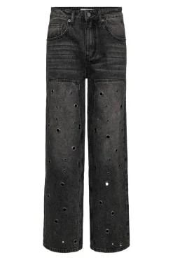 Hlaeyelet Patch Jeans HL10337