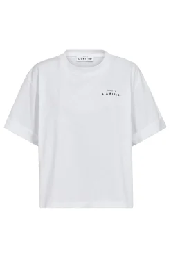 Haute L'Amitié Hah Crew Neck Crop Tee H10122 | T-Shirts & Toppar