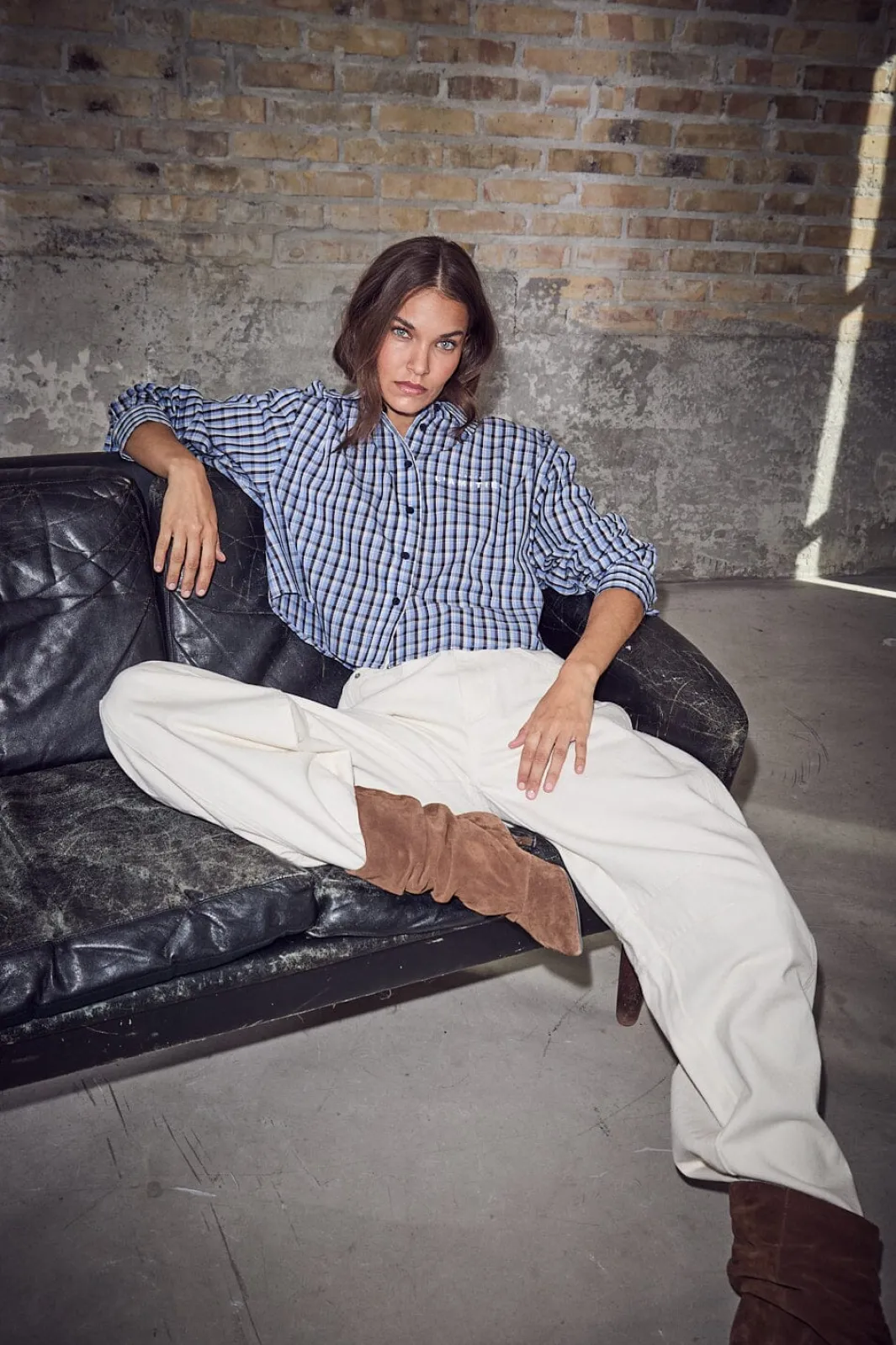 Haute L'Amitié Haiode Check hirt H10828 | Blusar & Skjortor