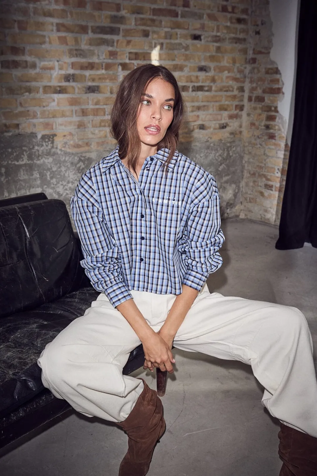 Haute L'Amitié Haiode Check hirt H10828 | Blusar & Skjortor