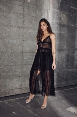 Hlanew Lace Tie Dress HL10599