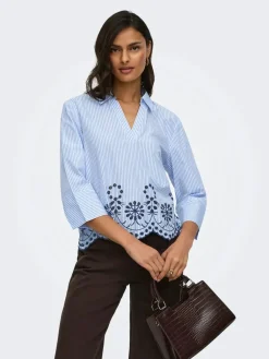 Jdybille L/S Embroidery Top