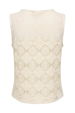 Jdyeva S/L V Neck Button Top Dia