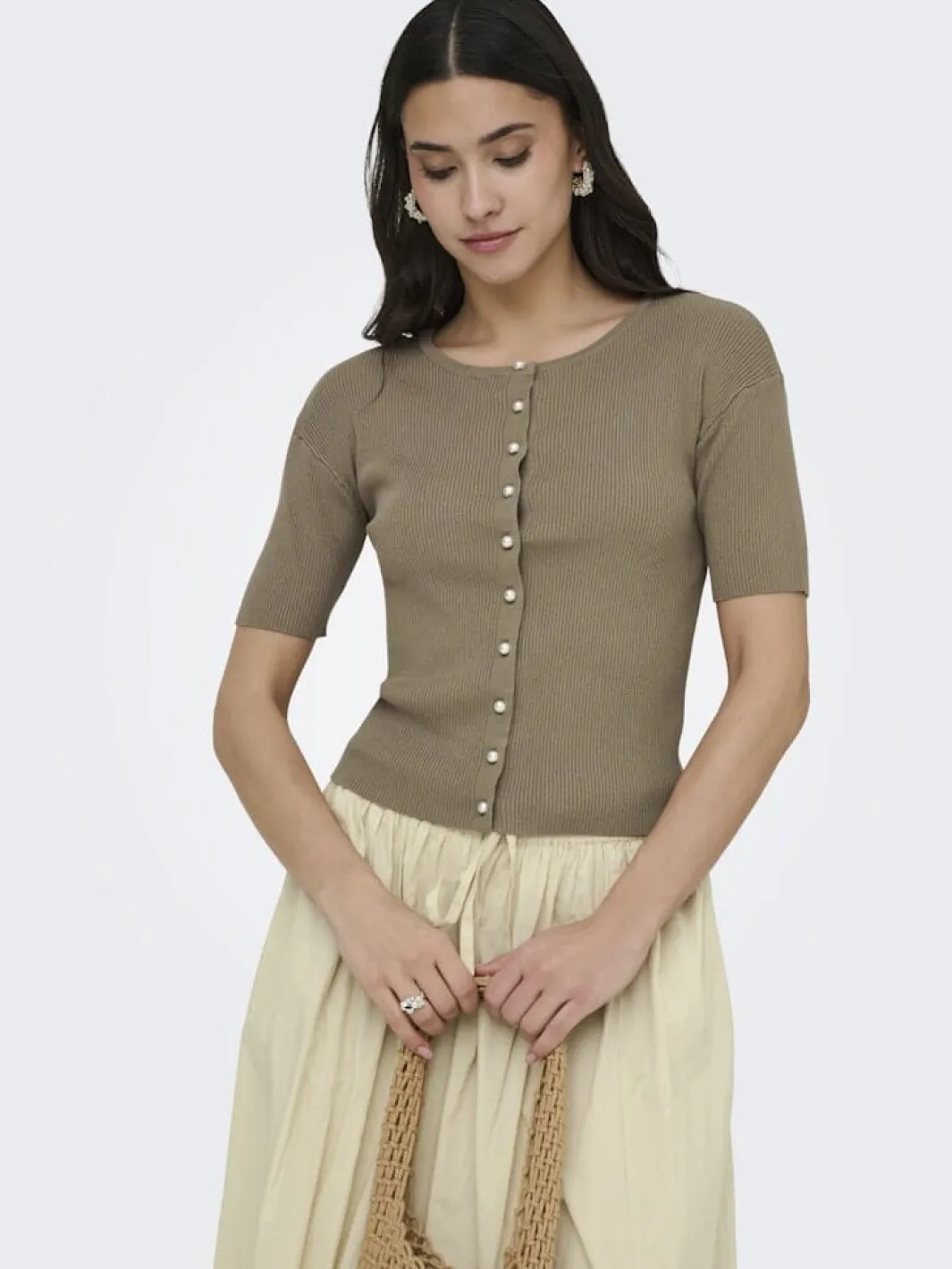 JDY gaby 2/4 O-Neck Pear Cardigan Knt | Amningsvänliga Kläder|Cardigans