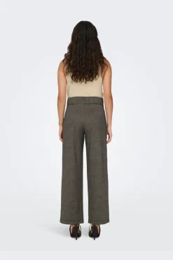 JDY geggo Mia Long Check Pant | Jeans, Leggings & Byxor