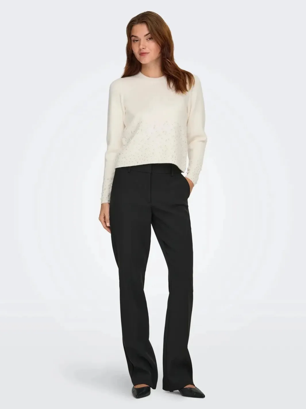 JDY pear / O-Neck Pear Puover Knt | Sticka